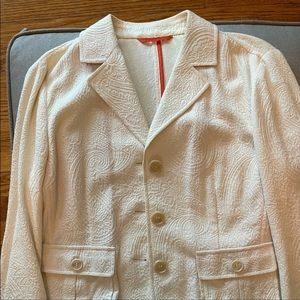 Etro Cream Cotton Blazer Sz: 46
Lightly worn, in perfect condition